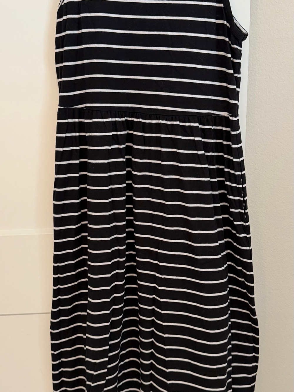 Black & White Striped Women’s Dress